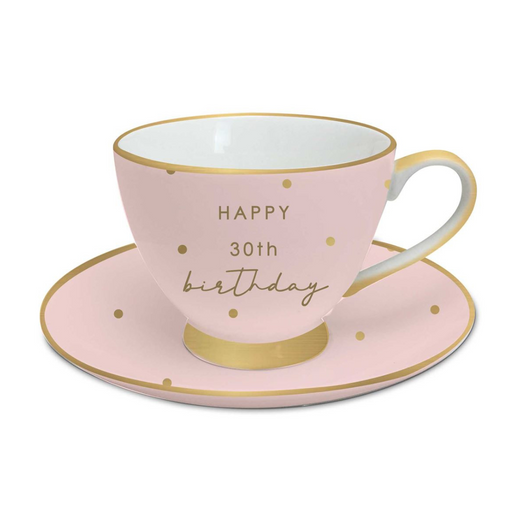 Ronis 30th Tea Cup and Saucer Set