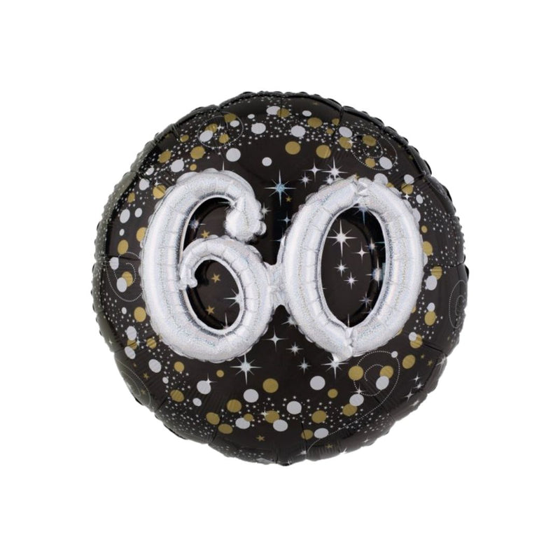 Ronis Milestone Foil Balloon Holo Sparkling Birthday