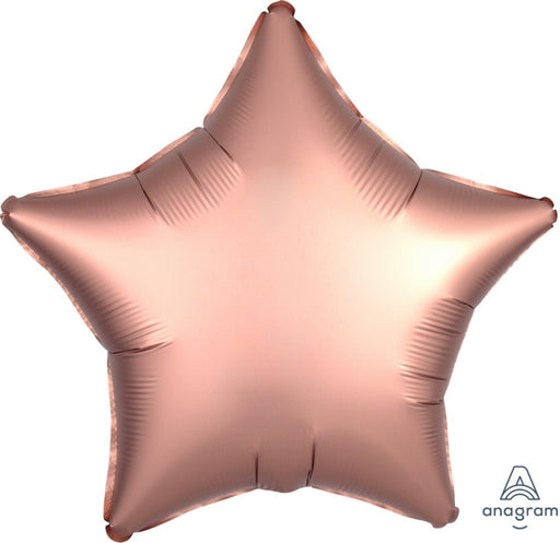 BLN FOIL STD Satin Luxe-Star Rose Copper 45cm
