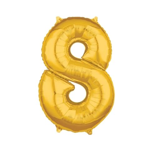 Mid-Size Shp Gold Number 8 L 2