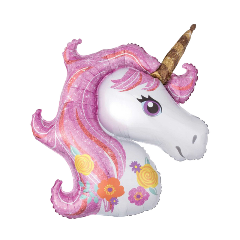 Foil Balloon 83cm Supershape Magical Unicorn