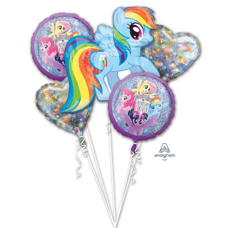 Foil Balloon Bouquet 5pc My Little Pony Friendship Adventures P76