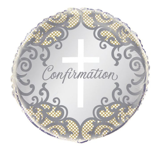 Fancy Gold Cross Confirmation Balloon 45cm