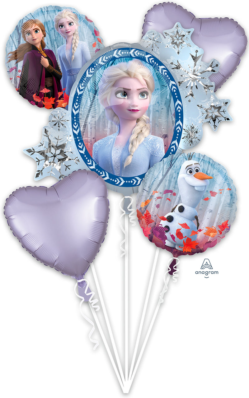 Foil Balloon Bouquet 5pc Frozen 2 P76