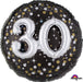 Multi-Balloon Holo Sparkling 30th Birthday 91cm