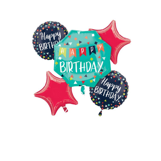 Ronis Bouquet Foil Balloon Happy Birthday Reason to Celebrate
