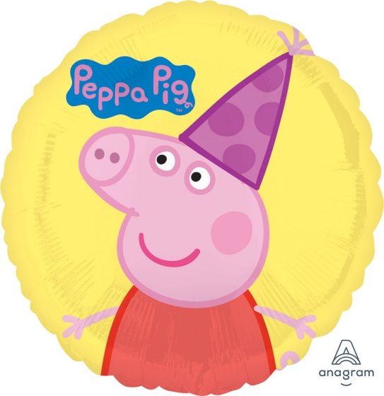 Peppa Pig in Par 45cm Foil Balloonty Hat