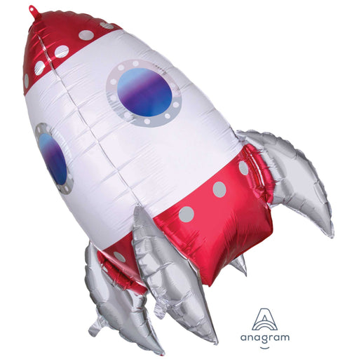 Ronis Super Shape Foil Balloon Rocket Ship