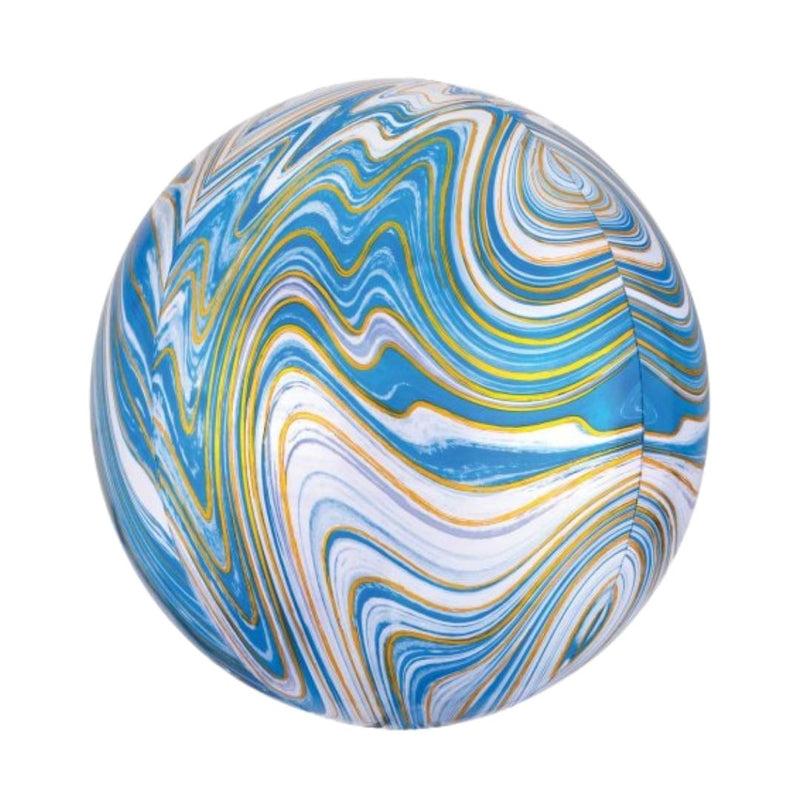 Orbz Balloon XL Blue Marblez 38cm