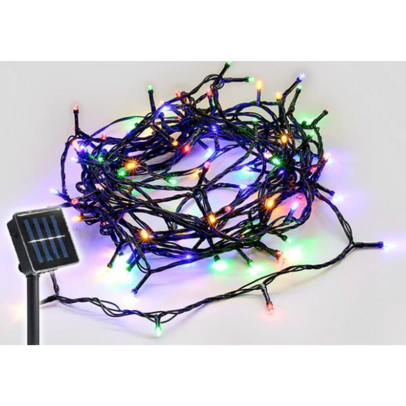 Ronis 420 LED Solar Fairy Light Chain Multicolour 29.3m