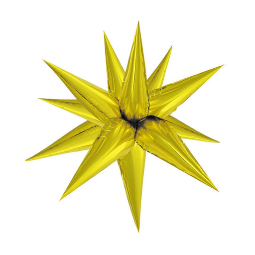 Ronis Shape Foil Balloon 70cm Glitz Starburst Gold