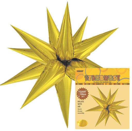 Glitz Starburst Gold 100cm