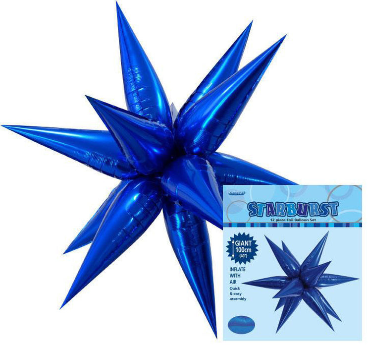 Glitz Starburst Royal Blue 100cm