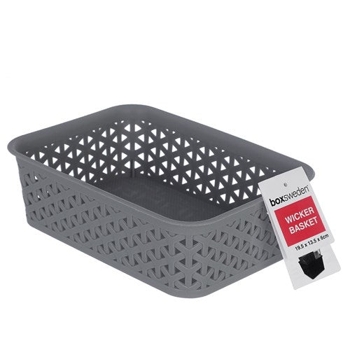 Wicker Design Organiser Basket