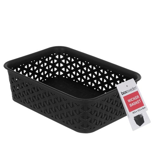 Wicker Design Organiser Basket