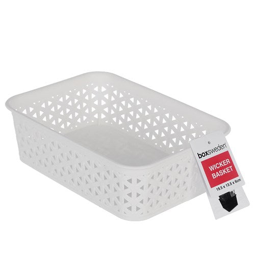 Wicker Design Organiser Basket