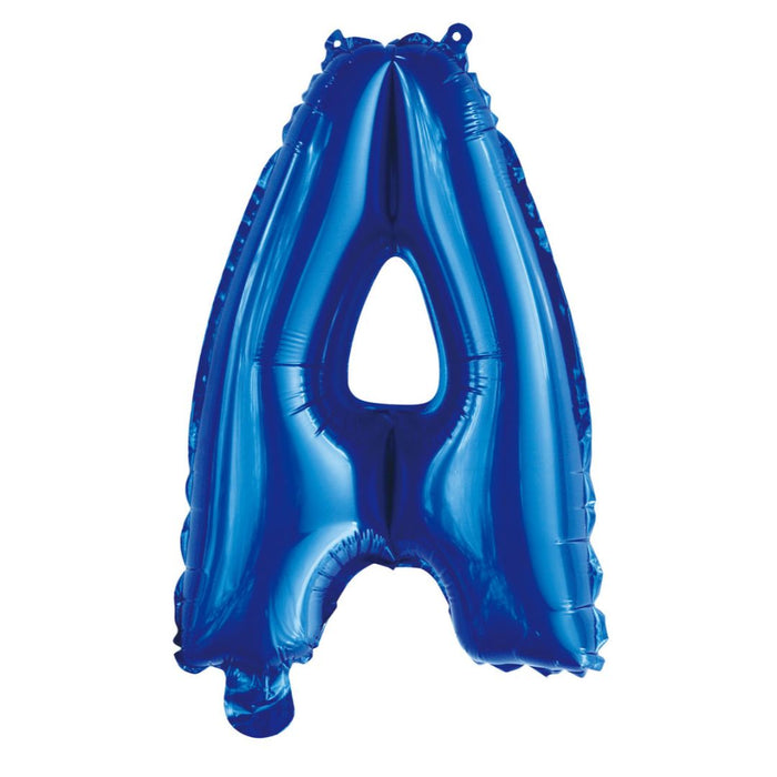 Alphabet Foil Balloon 35cm Royal Blue - A