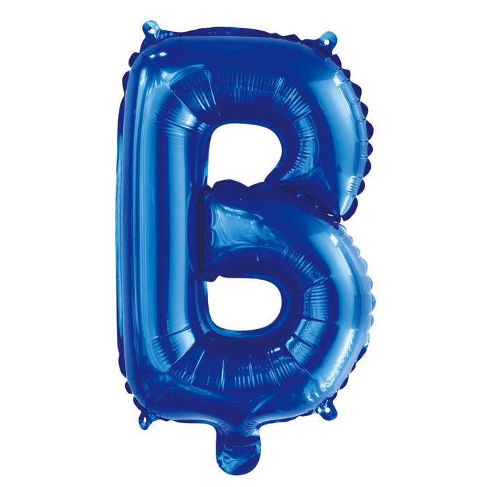 Alphabet Foil Balloon 35cm Royal Blue - B