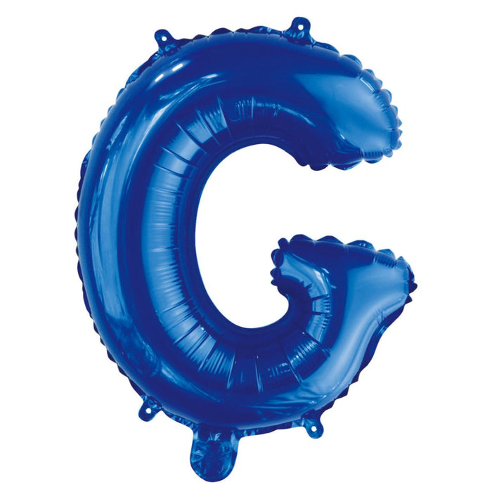 Alphabet Foil Balloon 35cm Royal Blue - G