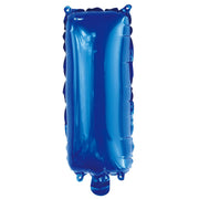 Alphabet Foil Balloon 35cm Royal Blue - I – thumbnail