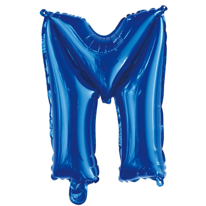 Alphabet Foil Balloon 35cm Royal Blue - M