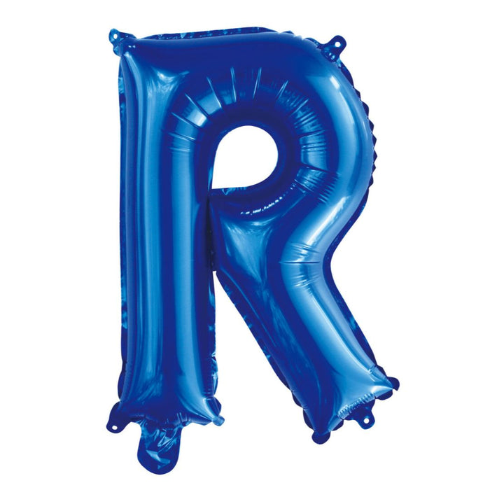 Alphabet Foil Balloon 35cm Royal Blue - R