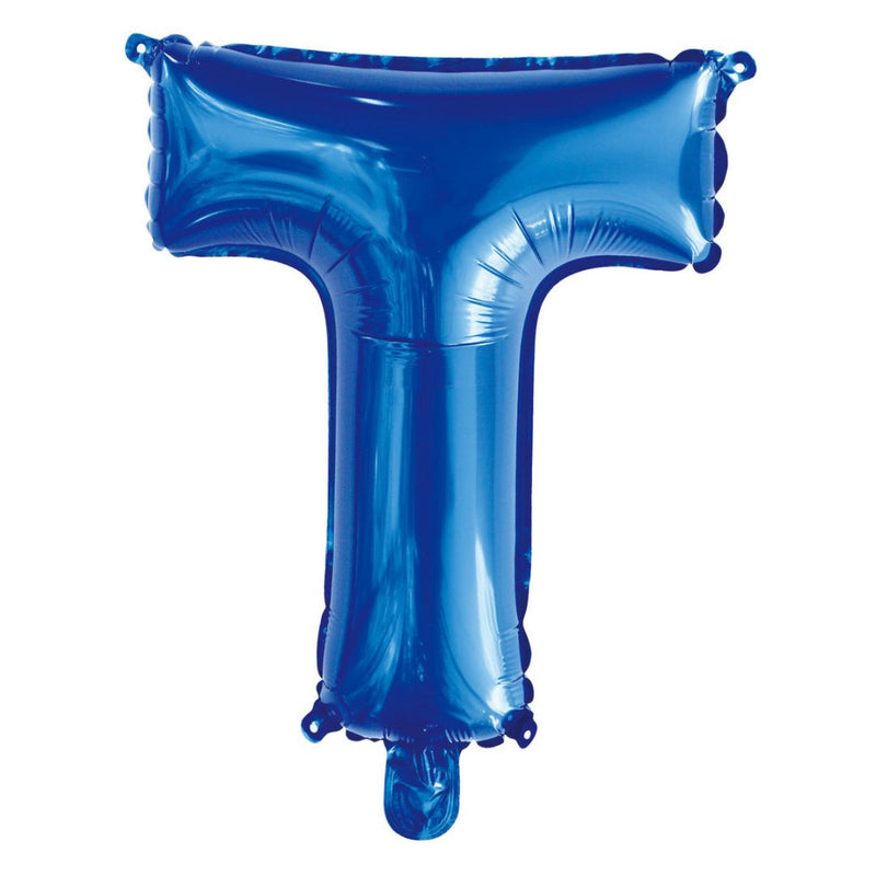 Alphabet Foil Balloon 35cm Royal Blue - T