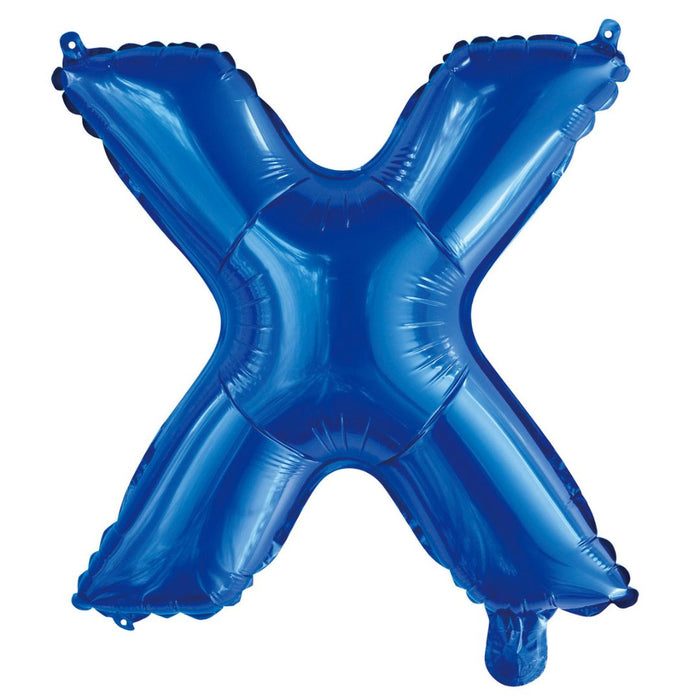 Alphabet Foil Balloon 35cm Royal Blue - x