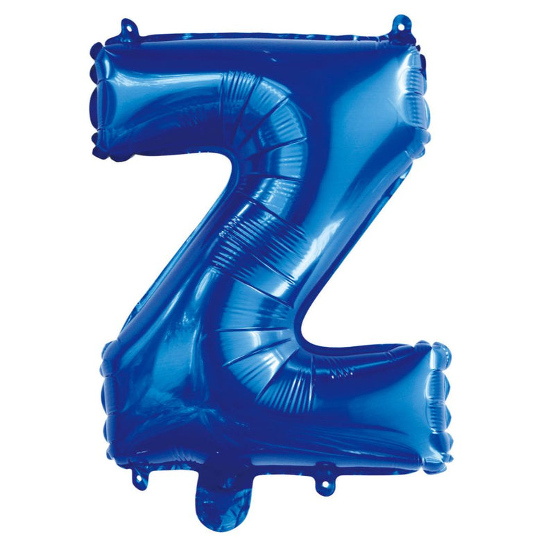 Alphabet Foil Balloon 35cm Royal Blue - Z