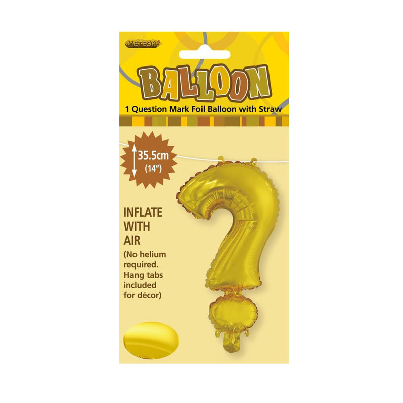 Alphabet Foil Balloon 35cm Gold - ?