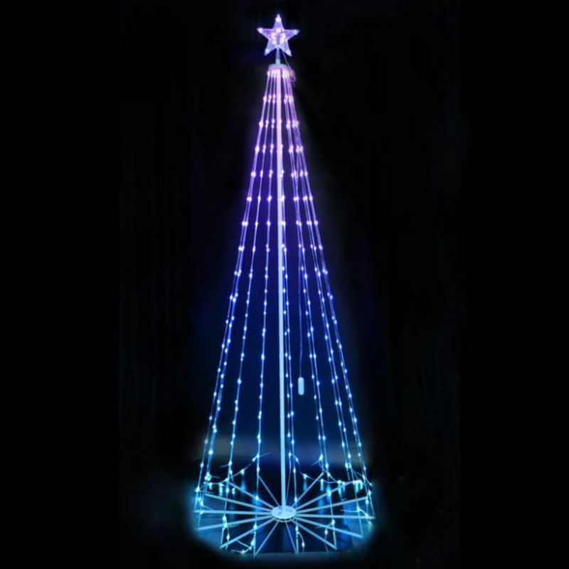 Ronis 452 LED RGB Tree Digital Cone Tree 280cm