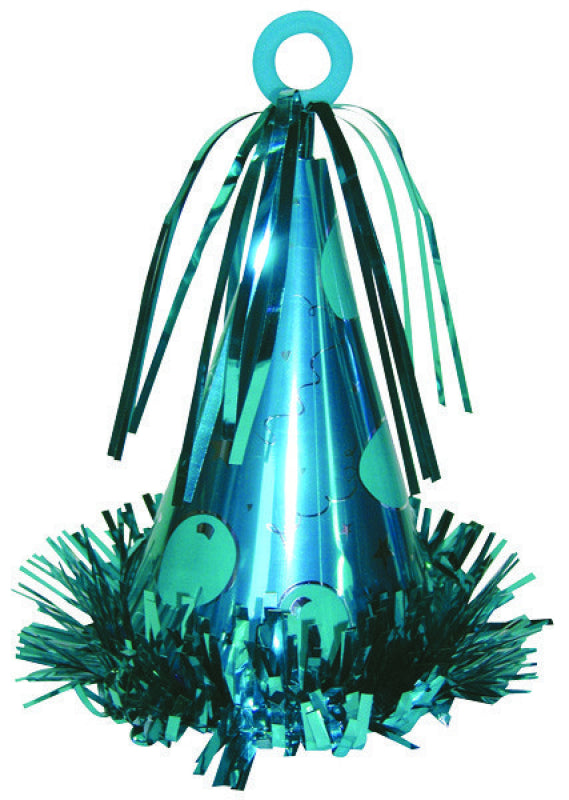 Party Hat Balloon Weight - Caribbean Blue
