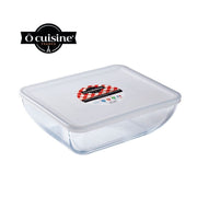 Rect dish w/ lid 25x19x8cm, 2.6L O Cuisine – thumbnail