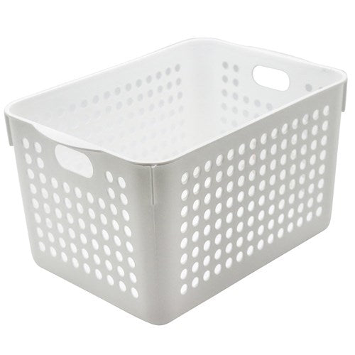 Mode Basket White 32X21.5X18Cm