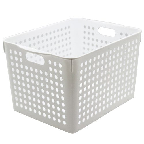 Mode Basket White 35X27X22Cm