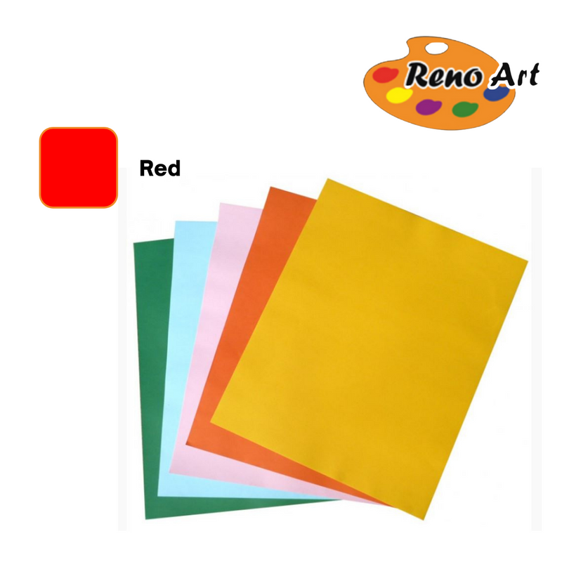 Cardboard 635x51cm Red