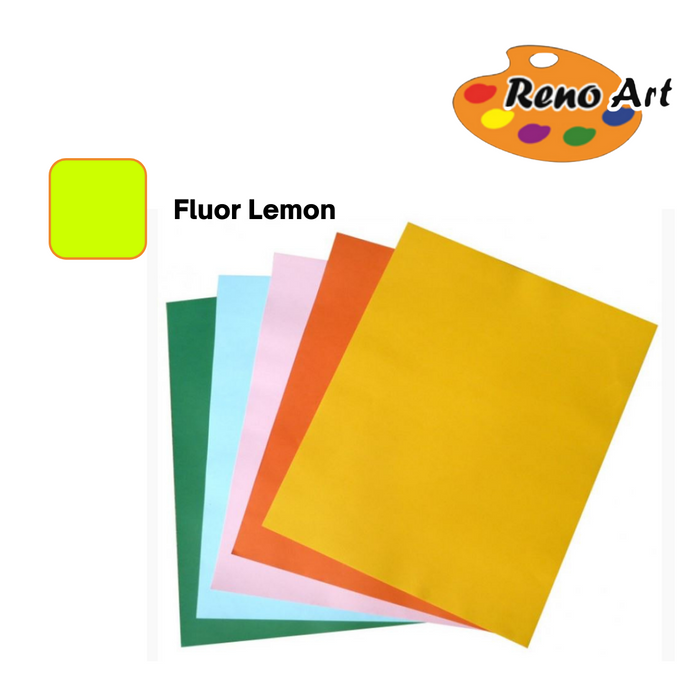 Cardboard Fluor Lemon 64x49.7cm