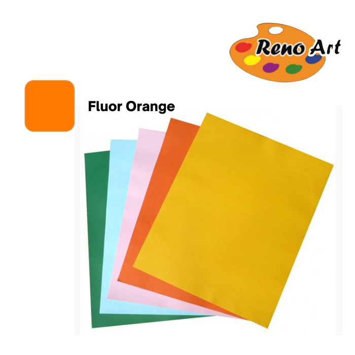 Cardboard Fluor Orange 64x49.7cm