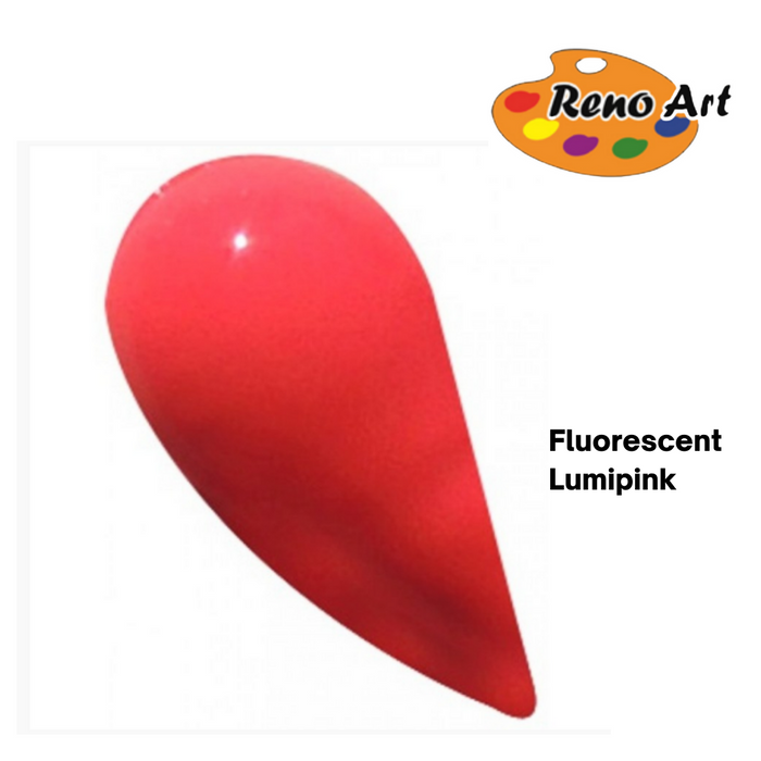 Acrylic Colour Paint Fluorescent Lumipink 75ml