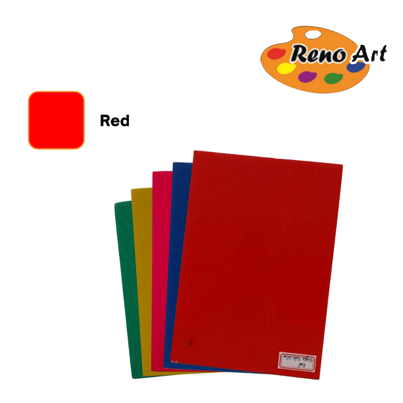 Foam Board Red A2 5mm Double Sided