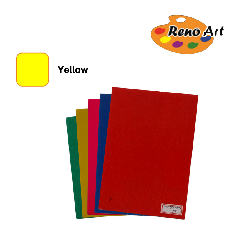 Foam Board Yellow A2 5mm Double Sided