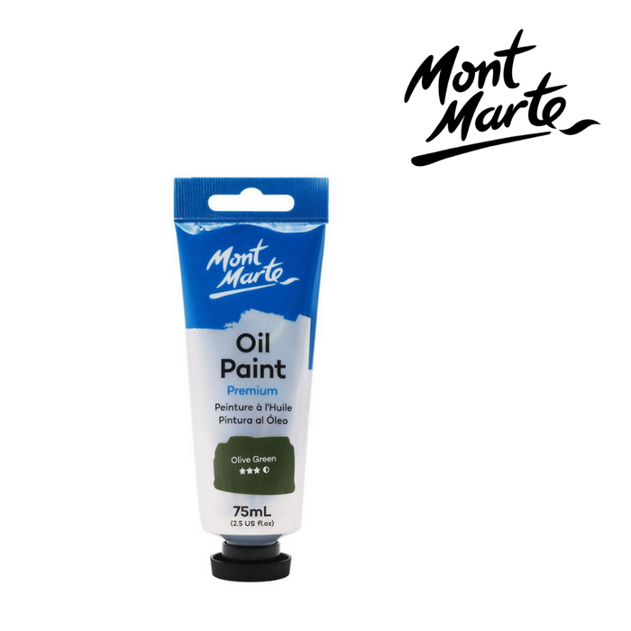 Mont Marte Oil Paint 75ml - Olive Green
