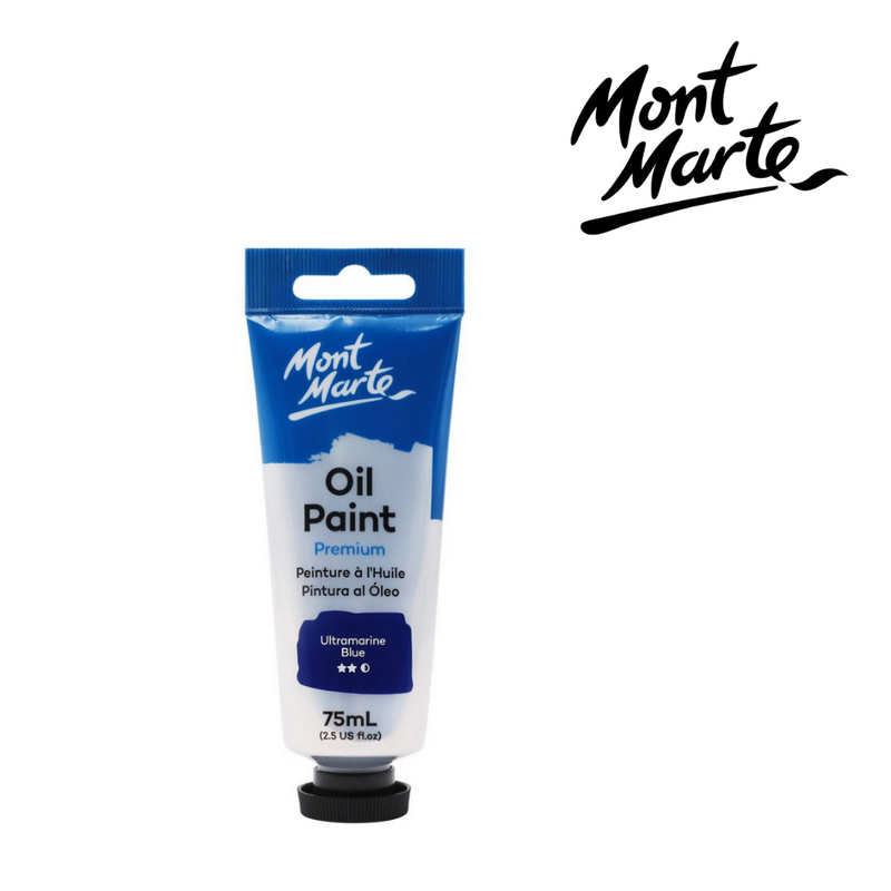 Mont Marte Oil Paint 75ml - Ultramarine Blue