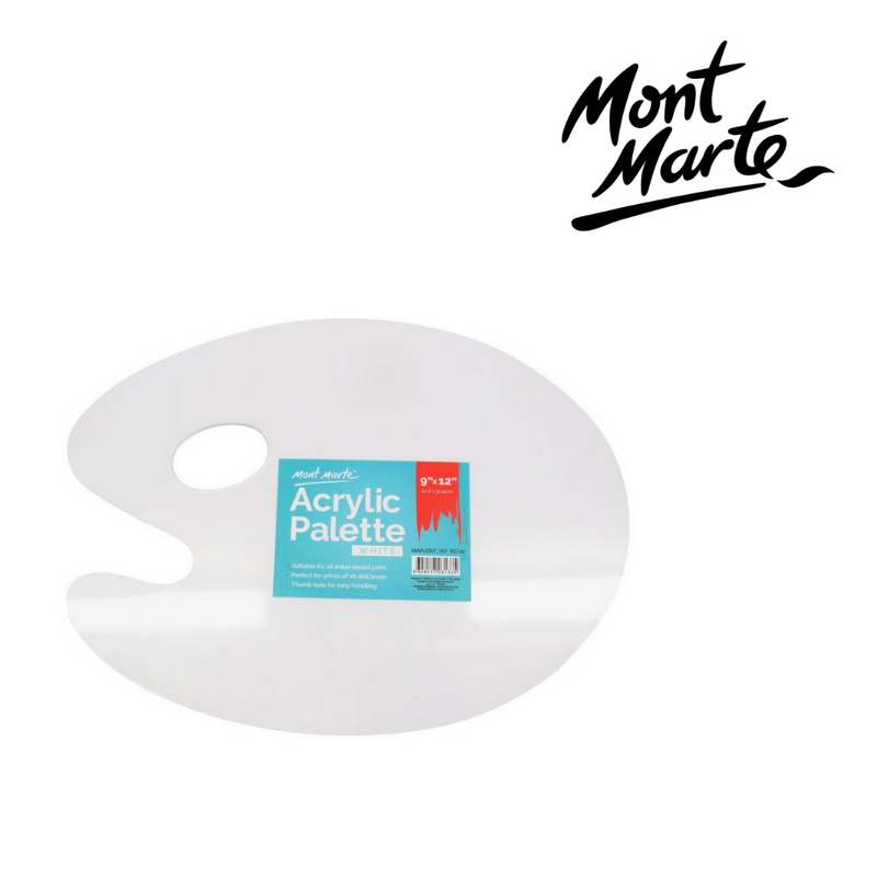MM White Acrylic Palette 23x30cm