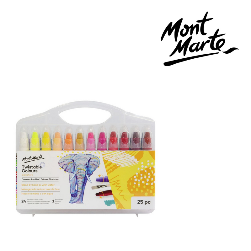 Mont Marte Twistable Colours 25pc in Case