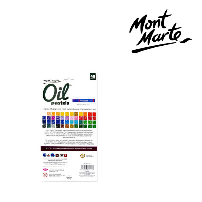 Mont Marte Oil Pastels 48pc