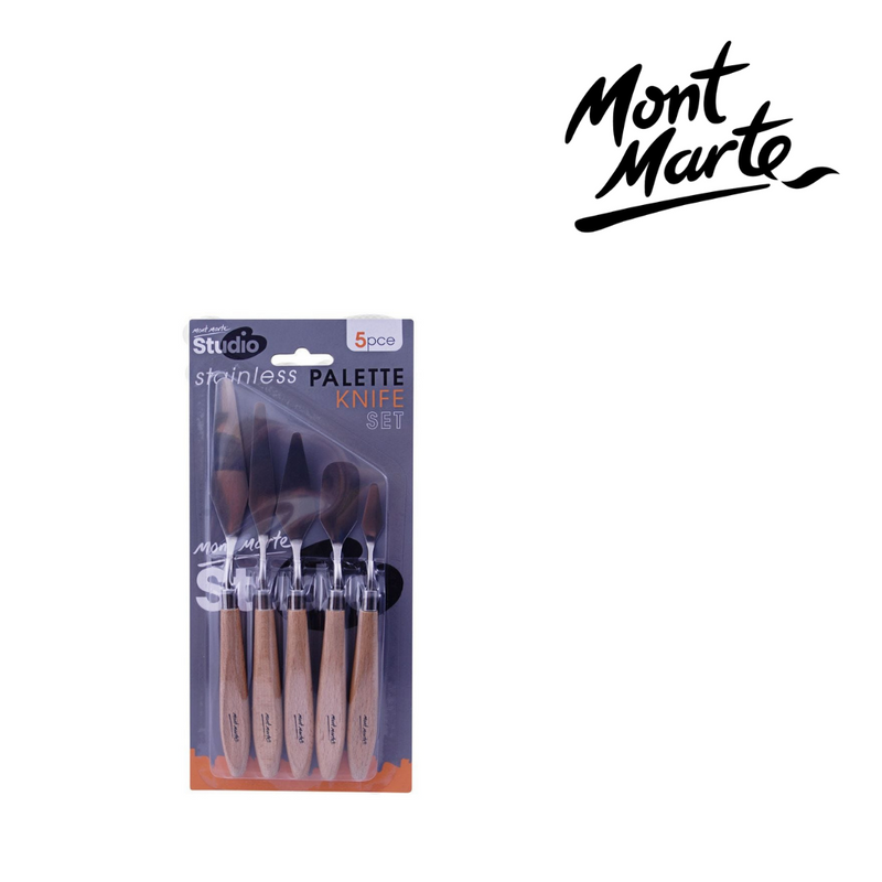 MM Stainless Palette Knife Set 5pc