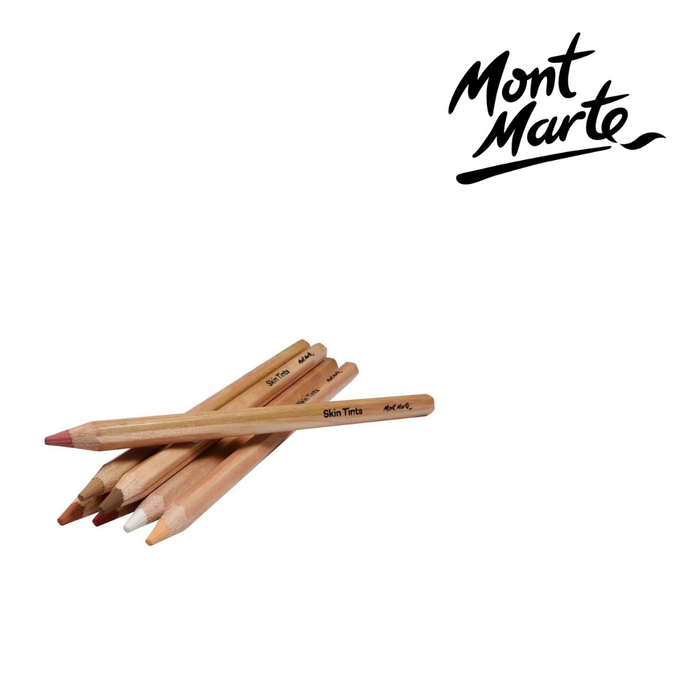 Mont Marte Skin Tints Pastel Pencils 12pc
