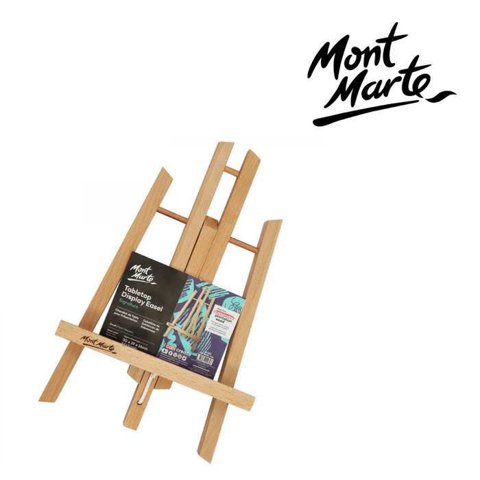 Mont Marte Mini Display Easel Beech Wood Small