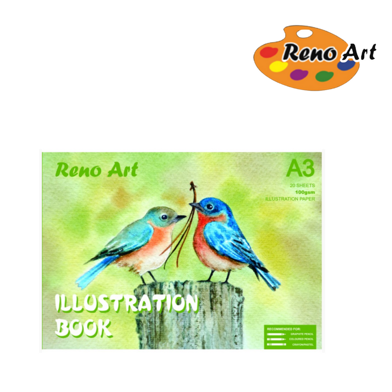 Illustration Book A3 20 Sheets 110gsm